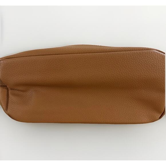 Thirty-One Dream Big Woven Straw Pattern with Navy Blue Panel Tote Bag 16x11x5 - Picture 4 of 6